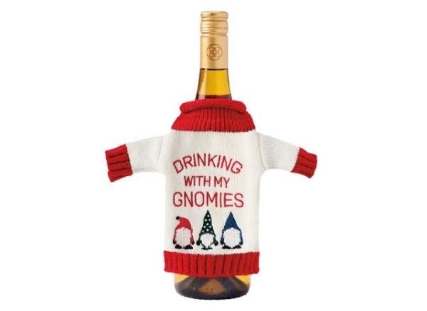 Merry Moments Wine Bottle Cover from Aldi