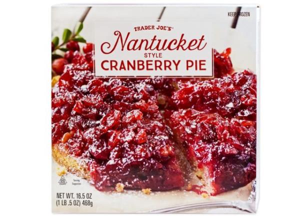 Trader Joe's Nantucket Style Cranberry Pie