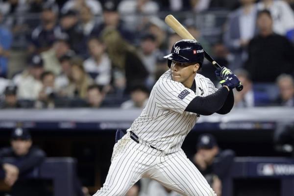 NEW YORK, NEW YORK - OCTOBER 30: (NEW YORK DAILIES OUT) Juan Soto #22 of the New York Yankees in action against the Los Angeles Dodgers during Game Five of the 2024 World Series at Yankee Stadium on October 30, 2024 in New York City. The Dodgers defeated the Yankees 7-6. (Photo by Jim McIsaac/Getty Images)