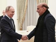 Rajnath Singh meets Putin in Russia (X/Rajnath Singh)