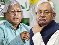 (L-R) RJD chief Lalu Prasad Yadav and Bihar chief minister Nitish Kumar. File image/PTI