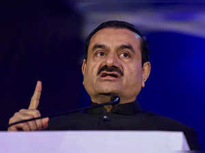 Jaipur: Adani Group Chairman Gautam Adani addresses the gathering during the ‘51...