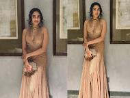 Tarun Tahiliani’s official Instagram page shared glimpses of Sobhita from the evening, calling her a “gilded goddess” in their caption