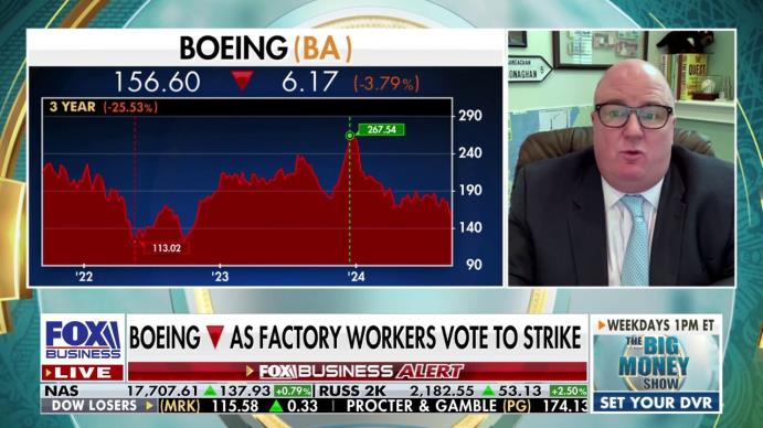 Third Bridge global head of analysts Peter McNally discusses how the Boeing factory workers strike is impacting business on 'The Big Mo<em></em>ney Show.'