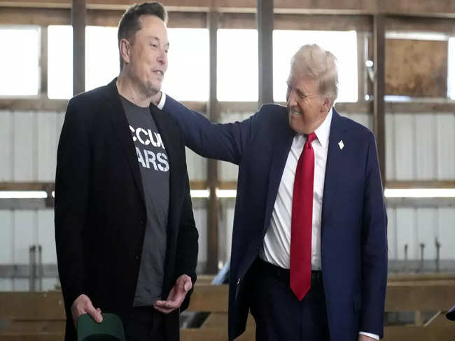 Elon Musk and Do<em></em>nald Trump