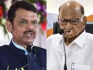 Maharashtra CM Devendra Fadnavis and NCP-SP Chief Sharad Pawar | File Image/PTI