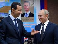 Syrian President Bashar Assad (left) with Russian President Vladimir Putin. (AP File)